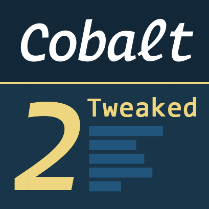 Cobalt2 Theme Tweaked